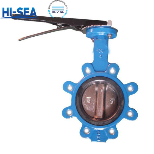 Marine Hand Lever Butterfly Valve